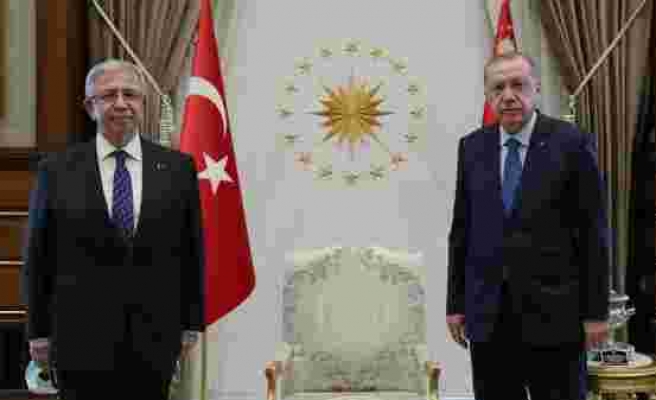 Mansur Yavaş, Cumhurbaşkanı Erdoğan ile Beştepe'de Görüştü