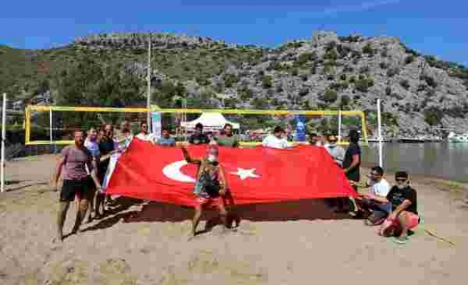Marmaris Selimiye’de plaj voleybolu heyecanı başlıyor