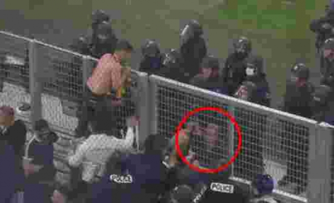 Marsilya-Galatasaray maçında ortalık karıştı Fatih Terim soluğu Türk taraftarların yanında aldı