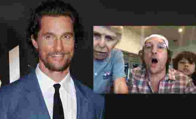 Matthew McConaughey, huzurevi sakinleriyle tombala oynadı