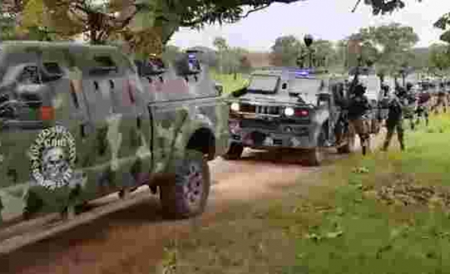 Meksika'nın En Büyük Karteli CJNG'nin Akıllara Durgunluk Veren Zırhlı Araç Konvoyu
