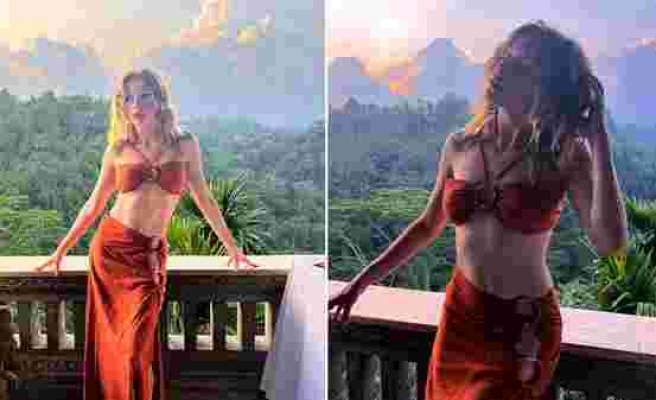 Melis Sezen'in Bali pozları hayranlık uyandırdı