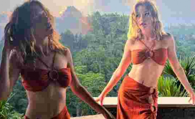 Melis Sezen'in Bali pozlarına beğeni yağdı