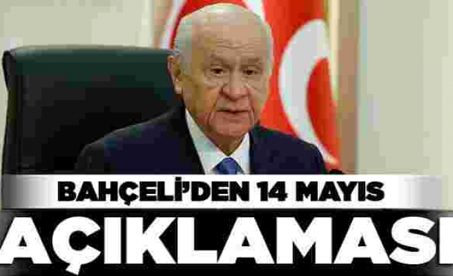 MHP Lideri Bahçeli'den seçim tarihi açıklaması
