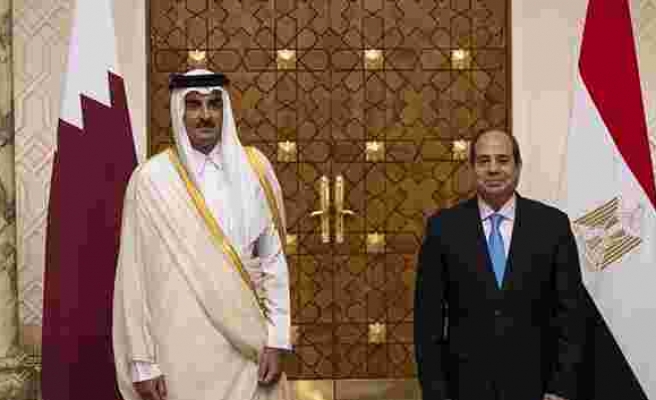 Mısır Cumhurbaşkanı Sisi, Katar Emiri ile görüştü