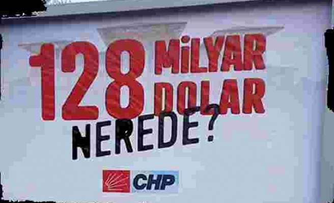 Mudanya'daki Afişleri Sökülen CHP Sormaya Devam Ediyor: #128MilyarDolarNerede
