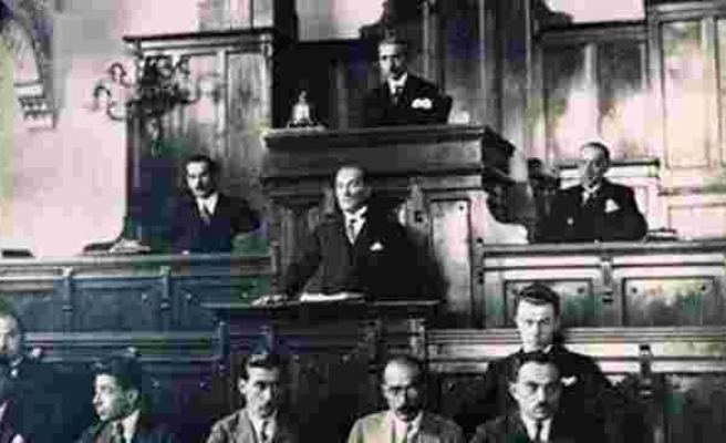 Mustafa Kemal Atatürk'ün 1937 Yılında TBMM Açılış Törenine Katıldığı ve Konuşma Yaptığı Görüntüler