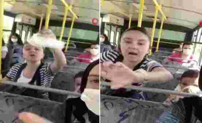 Otobüste Maske Takmayan Kadın, Kendisini Uyaran Yolculara Saldırdı