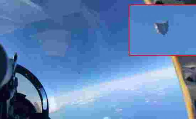 Pentagon'un raporu sızdı! Savaş pilotunun çektiği UFO fotoğrafı ortaya çıktı