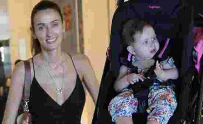 Pınar Tezcan ve sevimli kızı alışverişte görüntülendi
