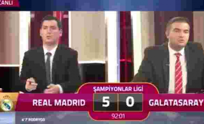 Real Madrid Maçını Anlatan Galatasaray TV Spikeri: '5'e Razıydık'