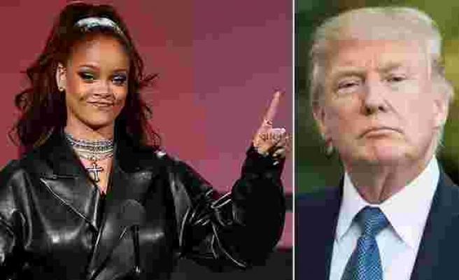 Rihanna’dan Donald Trump’a sert eleştiri