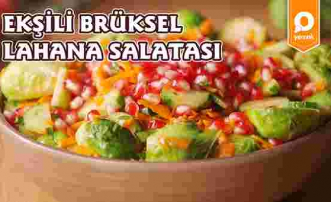 Sağlıklı Mevsim Sebzeleriyle Salata Yapmanın En Doğru Zamanı! Ekşili Brüksel Lahana Salatası Nasıl Yapılır?