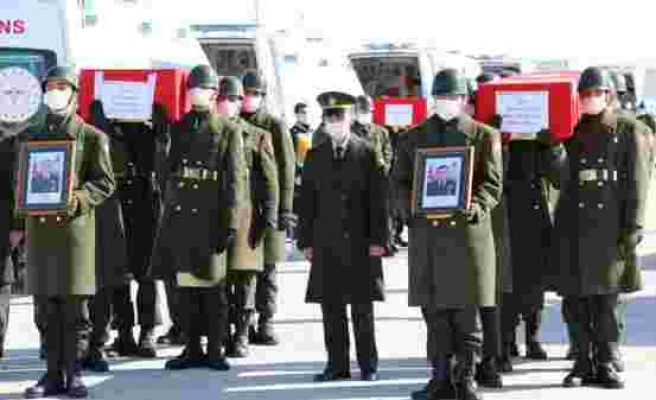 Şehit Olan 11 Asker İçin Elazığ’da Cenaze Töreni Düzenlendi