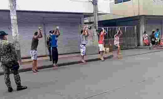 Sokağa Çıkma Yasağına Uymayan Çocuklara Hayali Basket Atma Cezası Veren Polis