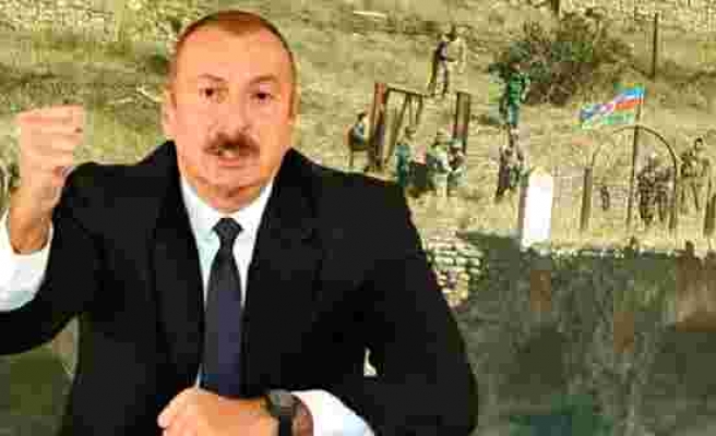 Son Dakika! Azerbaycan Cumhurbaşkanı Aliyev: Tarihi Hudaferin Köprüsü'ne Azerbaycan bayrağı dikildi