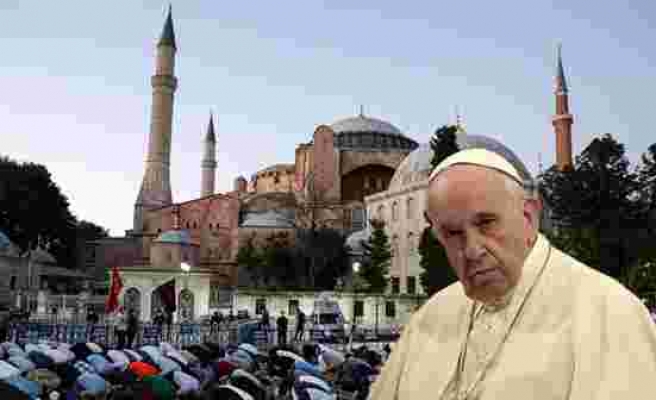 Son Dakika: Katoliklerin ruhani lideri Papa'dan Ayasofya'nın ibadete açılmasıyla ilgili ilk yorum