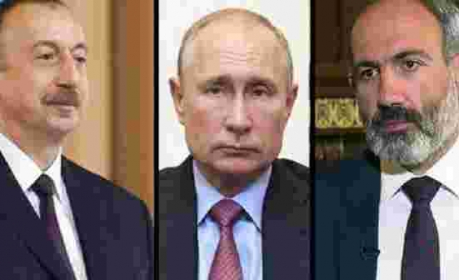 Son Dakika! Putin, Aliyev ve Paşinyan yarın Moskova'da Dağlık Karabağ konusunu görüşecek