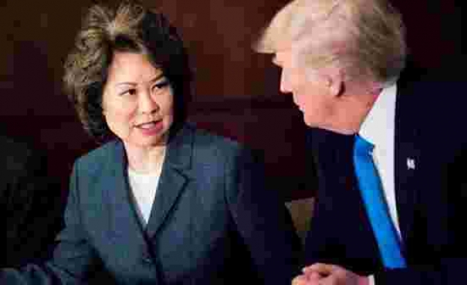 Son Dakika: Trump'ın kabinesinden ilk istifa! Ulaştırma Bakanı Elaine Chao görevini bıraktı