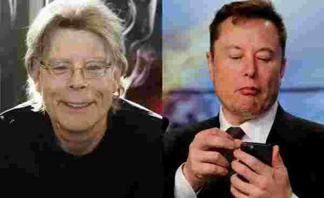 Stephen King ile Elon Musk arasında 'mavi tık' pazarlığı!