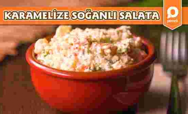 Tadına Doyamayacağınız Nefis Bir Tarif: Karamelize Soğanlı Buğday Salatası Nasıl Yapılır?