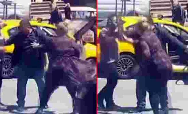 Taksimetre ücretine itiraz eden kadın ortalığı birbirine kattı, plakayı söküp şoföre saldırdı - Haberler