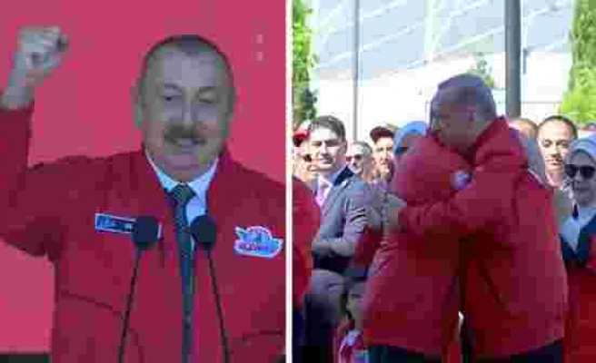 TEKNOFEST fuarında Aliyev'in sözleri alandakileri coşturdu, Erdoğan ayağa kalkıp sarıldı - Haberler