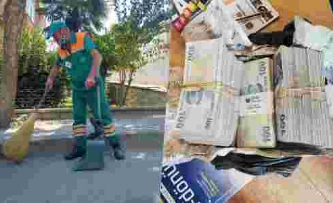 Temizlik İşçisi Yolda Bulduğu 110 Bin Lirayı Polise Teslim Etti: 'Haram Para İstemem'
