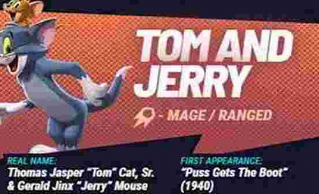 Tom ve Jerry'nin gerçek isimleri...