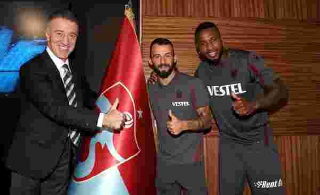 Trabzonspor’da Siopis ve Denswill için imza töreni düzenlendi