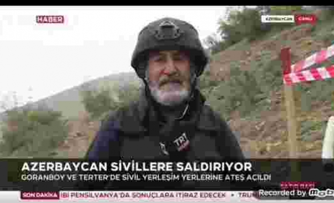 TRT'de Yine KJ Hatası: 'Azerbaycan Sivillere Saldırıyor' Yazısı Sosyal Medyanın Gündeminde