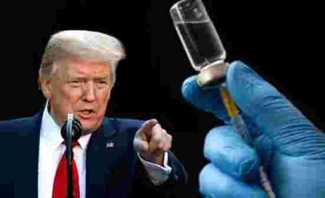 Trump'tan dünyayı heyecanlandıran koronavirüs aşısı paylaşımı
