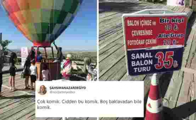 Turistlere Gerçeği Vatandaşa Sanal Tur! Kapadokya'daki Balon Fiyatlarına İnsanlar Sessiz Kalamadı