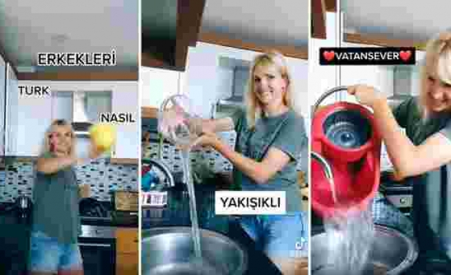 Türk Erkeklerinin Özelliklerini Sayarken Tükettiği Su ile Can Sıkan TikToker