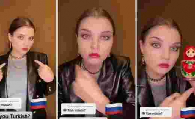 'Türk müsün?' Diye Sorulan Rus Kadının 'Bu Surat Nasıl Türk Olur?' Tarzı Çektiği Video