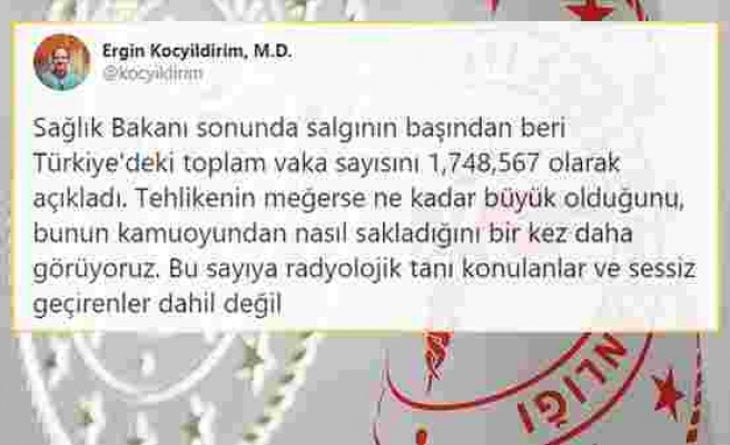 Türkiye, İlk Kez Açıklanan Toplam Vaka Sayısıyla Birlikte Dünya Sıralamasında 8'inci Sıraya Oturdu