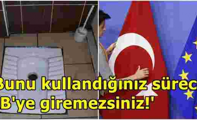 Türkiye'nin AB'ye Girmemesinin Nedeni Olarak Alaturka Tuvaleti Gösteren Twitter Kullanıcısı ve Gelen Tepkiler