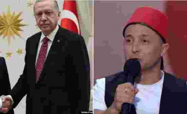 Ukrayna Devlet Başkanı, Komedyen Olduğu Bir Dönemde Erdoğan'a Hakaret Etmiş: 'Erdoğan, Bıyıklı Hamamböceğidir'