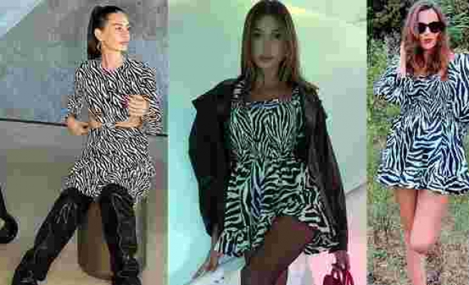Ünlü kadınlar arasında zebra modası başladı