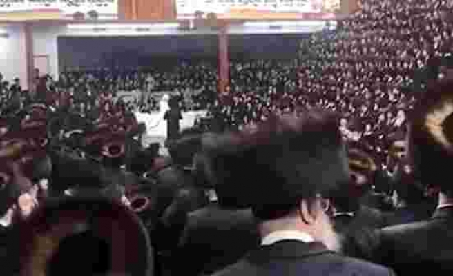 Vaka rekorları kırılan ABD'de yapılan düğün merasimi şoke etti: Sinagogdaki kutlamaya tam 7000 kişi katıldı