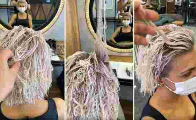 Yanlış Kullanım Sonucu Saçı Mahvolan Kadının İzlerken İçinizin Acıyacağı Görüntüleri