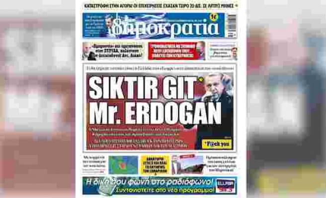 Yunan Gazetesinin Manşeti Kriz Yarattı: Büyükelçi Bakanlığa Çağırıldı