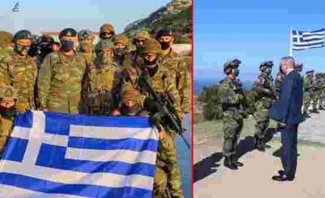 Yunanistan provokasyonlarına devam ediyor! Savunma Bakan Yardımcısı da yılbaşını Bulamaç Adası'nda geçirdi