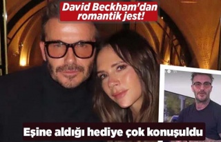 David Beckham'ın Romantik Jesti: Victoria Beckham'a...