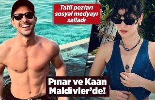 Pınar Deniz ve Kaan Yıldırım Aşk Dolu Tatilde!